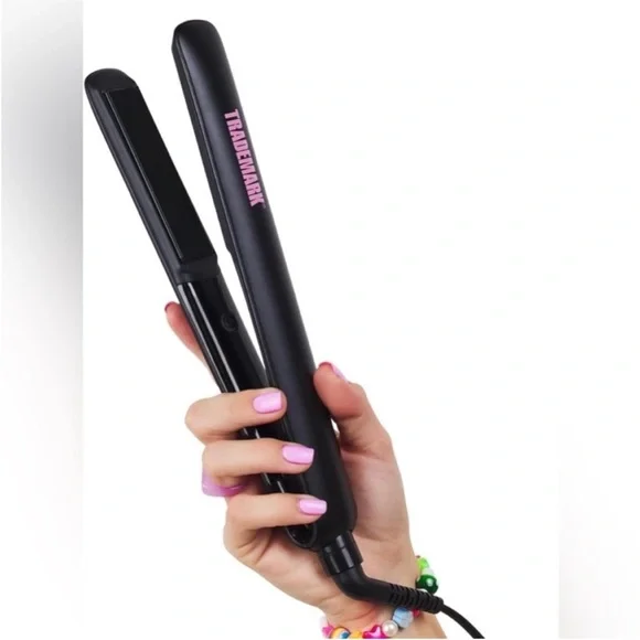Trademark Beauty Cosmic Iron Ceramic 1 Inch Black Hair Straightener - Picture 9 of 14